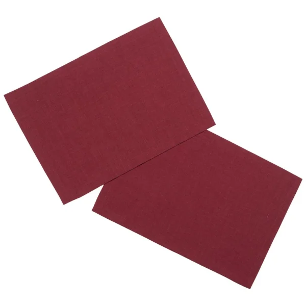 Villeroy & Boch Platzset Bordeaux S2 Textil Uni TREND In Rot 1