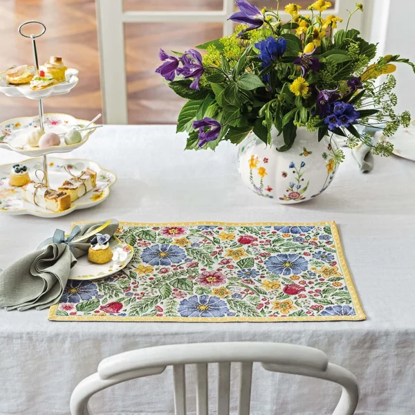 Villeroy & Boch Platzset, Frühlingsblüten, 4Stk, Spring Awakening In Gelb|grün 3