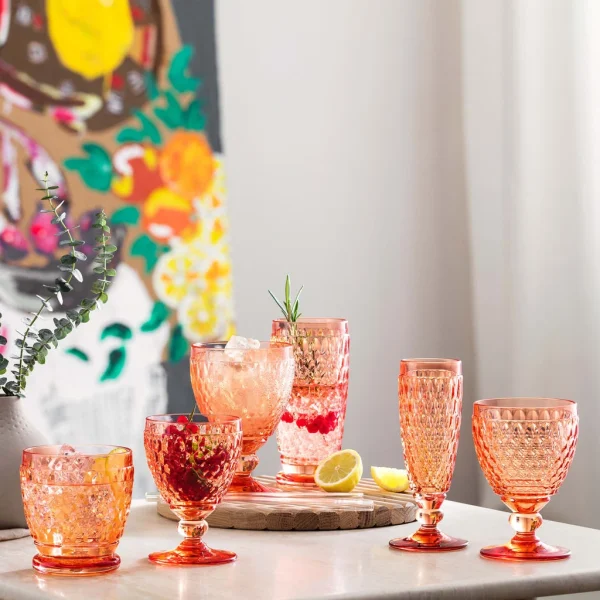 Villeroy & Boch Rotweinglas Boston Apricot In Orange 3
