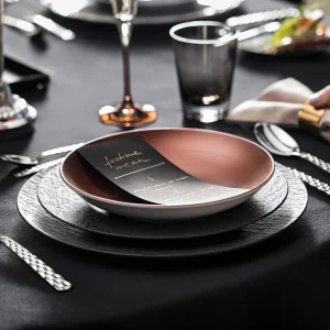 Villeroy & Boch Schale Flach Manufacture Glow In Kupfer 13