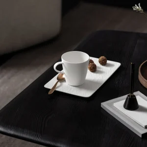 Villeroy & Boch Servierplatte Rechteckig Manufacture Rock Blanc In Weiß 10