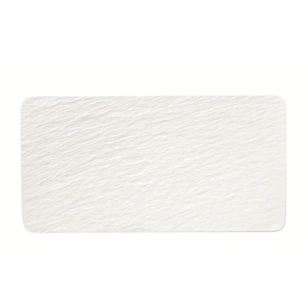Villeroy & Boch Servierplatte Rechteckig Manufacture Rock Blanc In Weiß 1