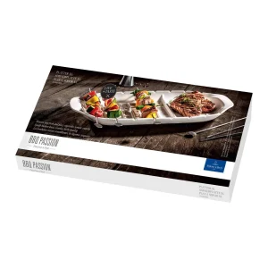 Villeroy & Boch Servierplatte XL Mit Spießfunktion BBQ Passion In Weiß 9