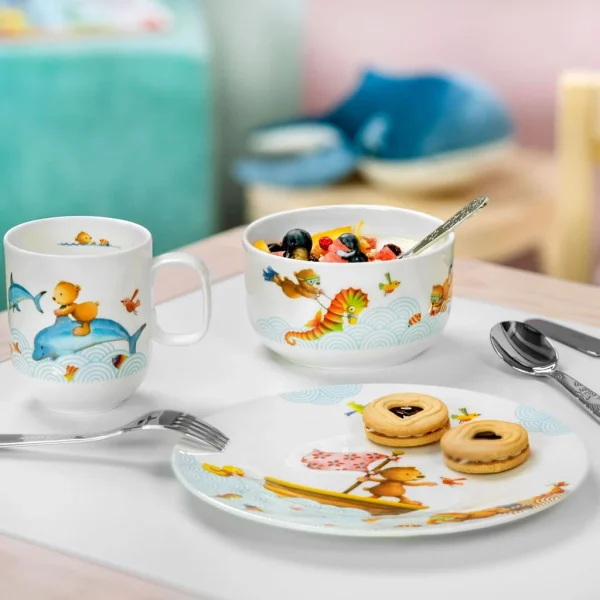 Villeroy & Boch Set 7tlg. EF Happy As A Bear In Blau 3