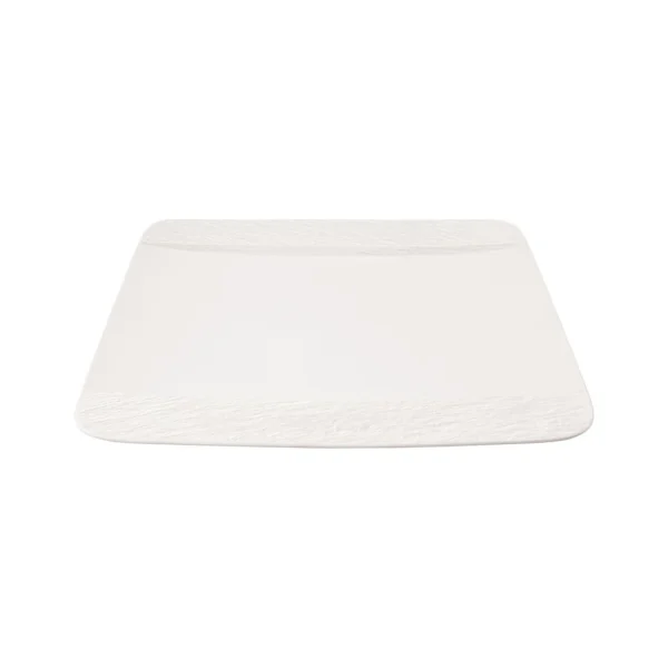 Villeroy & Boch Speiseteller Quadratisch Manufacture Rock Blanc In Weiß 5