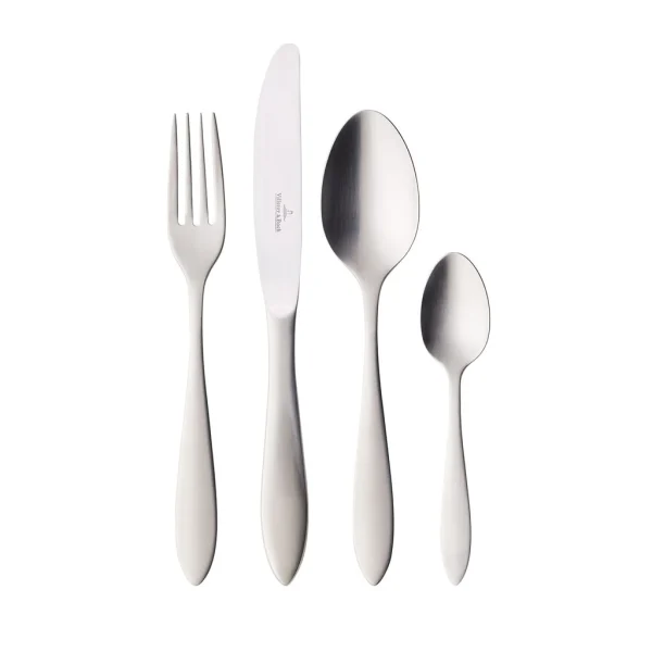 Villeroy & Boch Tafelbesteck 24tlg. Arthur Gebürstet In Silber/platin 1