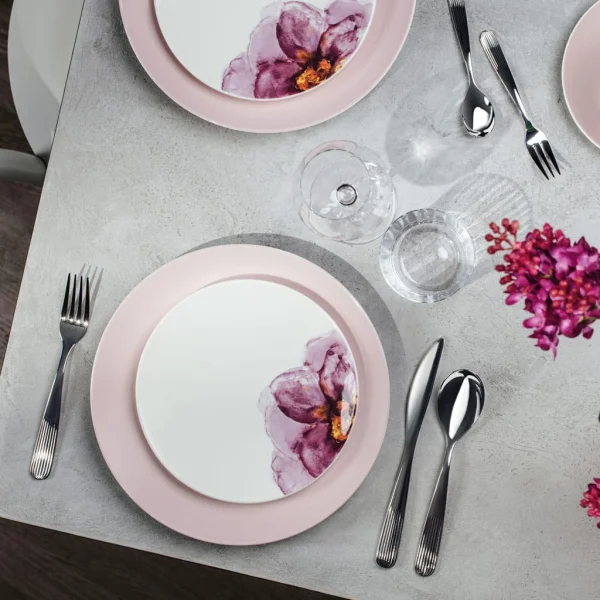 Villeroy & Boch Tafelbesteck 24tlg. Rose Garden In Silber/platin 3