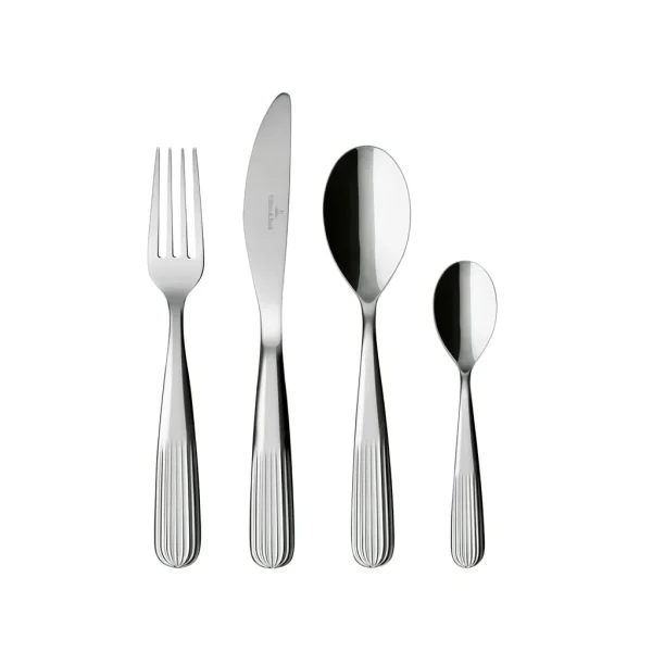 Villeroy & Boch Tafelbesteck 24tlg. Rose Garden In Silber/platin 1