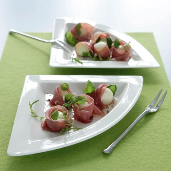 Villeroy & Boch Teller Dreieckig NewWave In Weiß 3