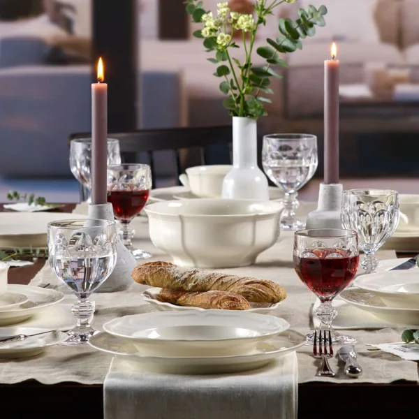 Villeroy & Boch Teller-Set, 2-teilig, Für 1 Person Manoir In Weiß 3